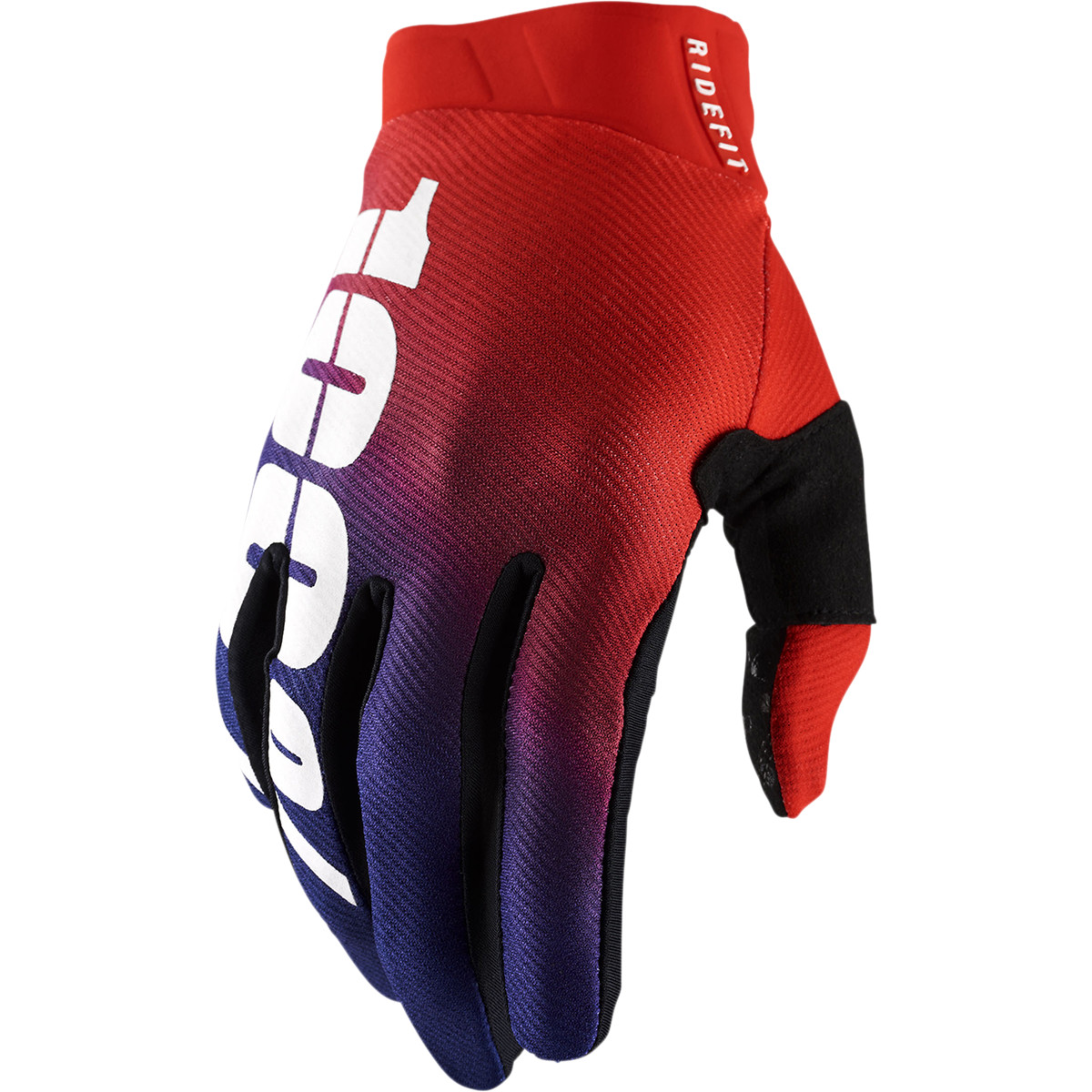 Guantes 100% Cross RIDEFIT KORP Rojo/Azul