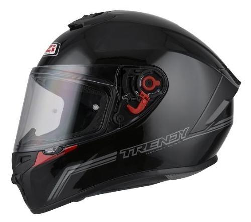 Casco NZI Trendy Solid Nouveau Negro Brillo