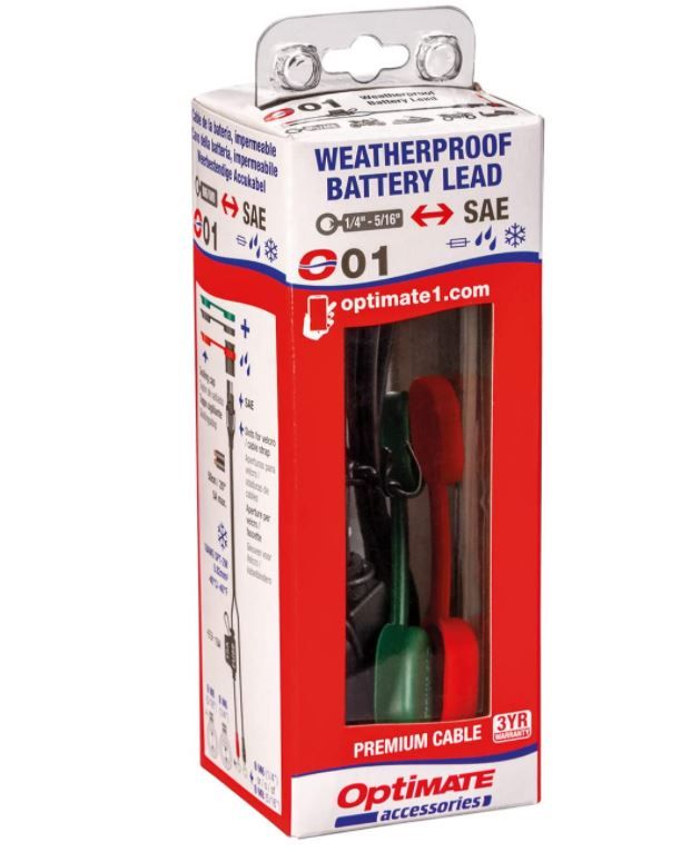 Cable Conector cargador Optimate con arandelas O01 5