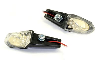 Intermitentes universales LED sujección a placa matrícula