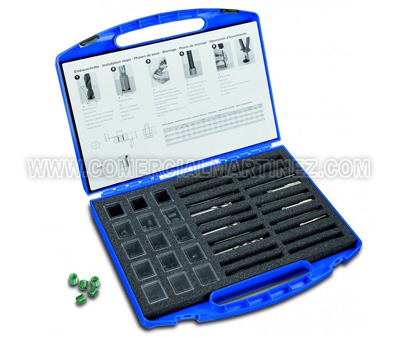 Kit reparación de roscas Helicoil Plus 2