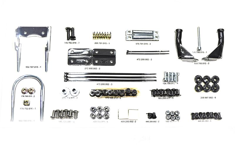 Kit de Carenado completo Negro para Yamaha YBR 125 Diversion 1