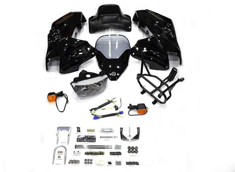 Kit de Carenado completo Negro para Yamaha YBR 125 Diversion 6