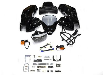 Kit de Carenado completo Negro para Yamaha YBR 125 Diversion