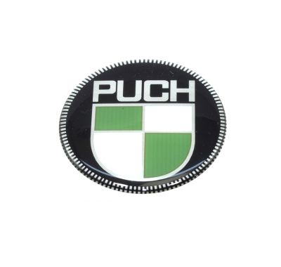 Anagrama PUCH en resina flexible de alta calidad