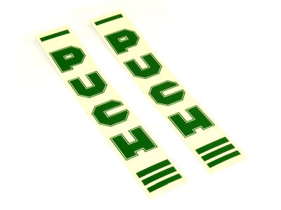 Juego de adhesivos de Horquilla PUCH Verdes