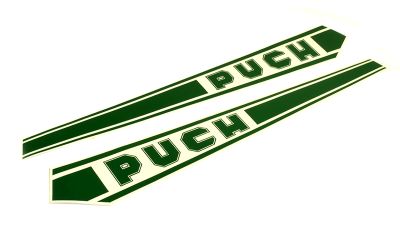 Pegatinas depósito Puch Minicross Super Verdes,