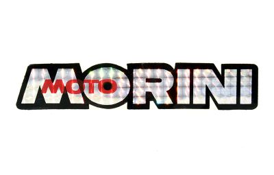 Adhesivo Moto Morini Reflectante Stilo Retro 160 x 30mm.