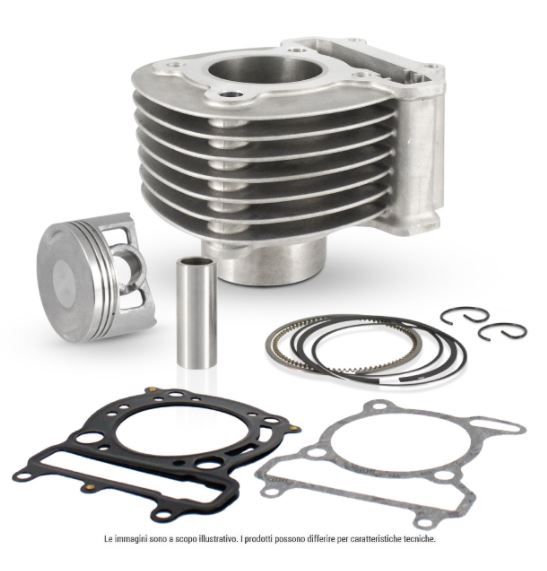 Cilindro EVOK compatible con Sym Symphony 125, Peugeot Tweet y Speedfight 125, repuesto para motor de alto rendimiento.