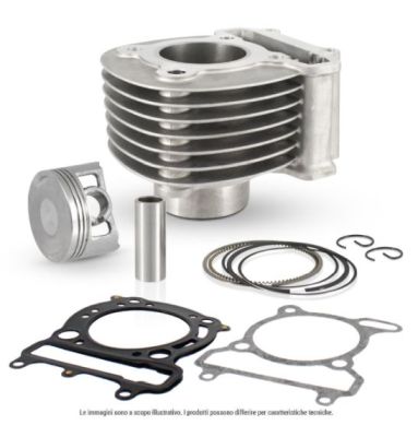 Cilindro EVOK compatible con Sym Symphony 125, Peugeot Tweet y Speedfight 125, repuesto para motor de alto rendimiento.