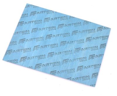 Hoja de juntas grande de carton prensado Azul 300 x 450 mm. Espesor 1,50 mm