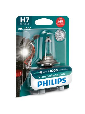 Lámpara PHILIPS Halógena H7 12v 55w X-Treme Vision Moto