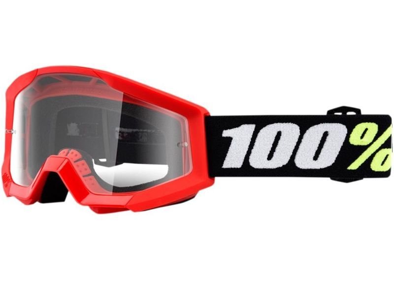 Gafas Cross 100% STRATA MINI Infantiles Rojo