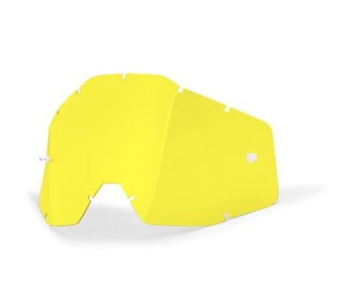 Recambio cristal Gafas Cross 100% Amarillo