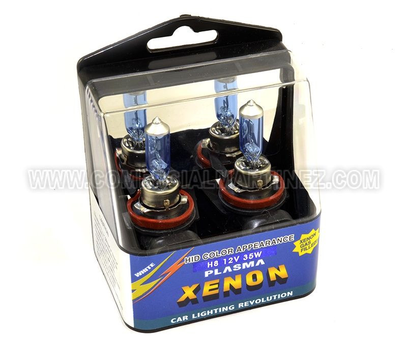 Kit 2 Lámparas Faro H8 12V 35W Xenon 3