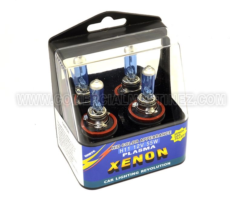 Kit 2 Lámparas Faro H11 12V 55W Xenon 3