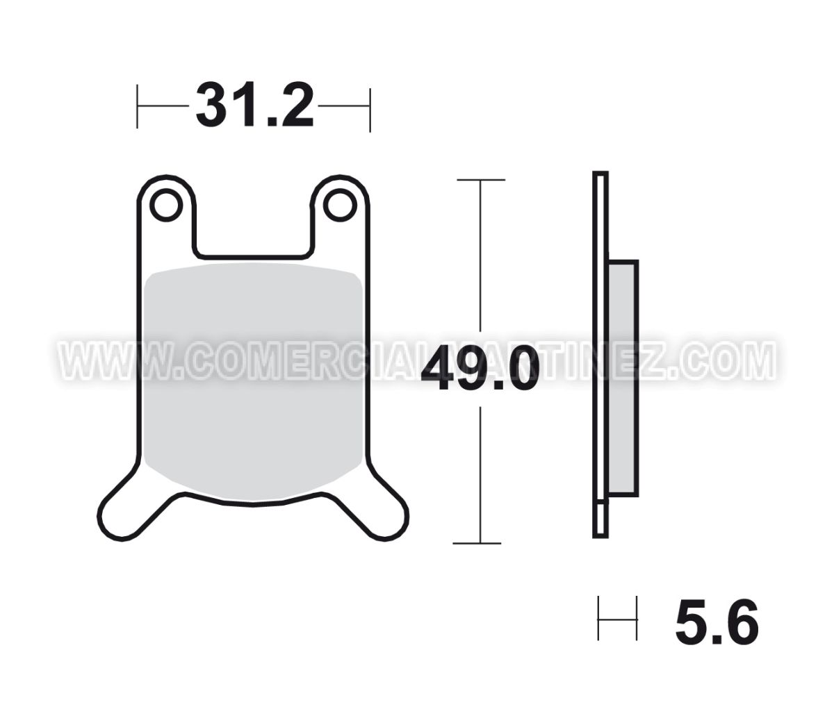 Pastillla de freno SBS (07GR01)