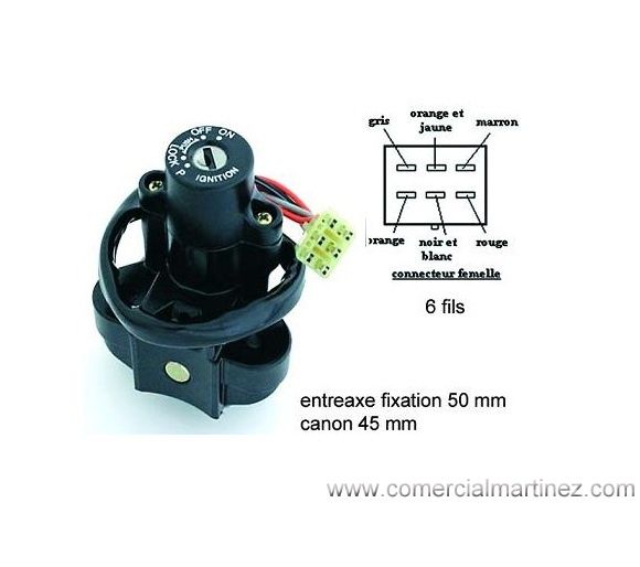 Cerradura Contacto Suzuki Marauder 125/250, TU 125/250 '97-'01 