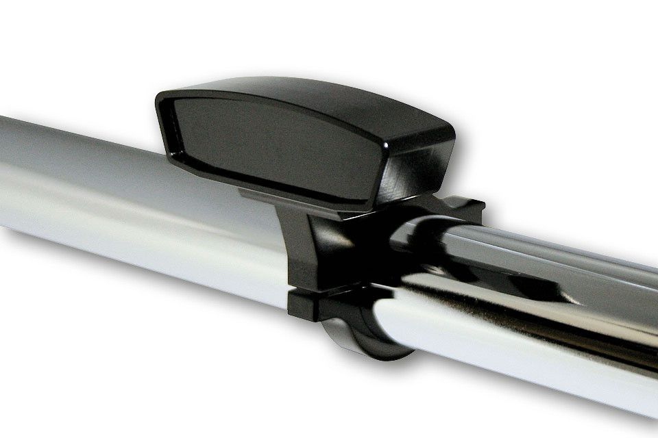 Medidor indicador en negro anodizado cristal ahumado. 2