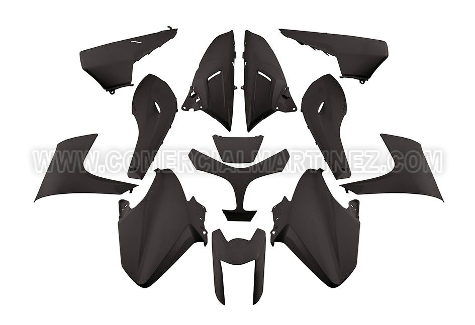 Kit de Tapas Yamaha T-Max 500 '08-'12 Negro