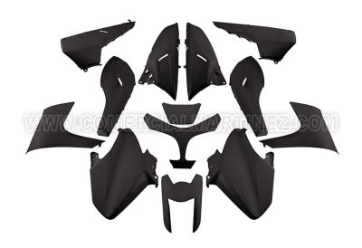 Kit de Tapas Yamaha T-Max 500 '08-'12 Negro Mate