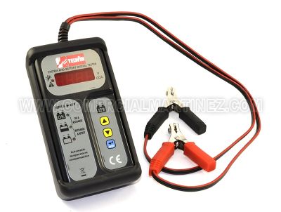 Comprobador Profesional de Baterías y sistema de arranque de Moto 12v.