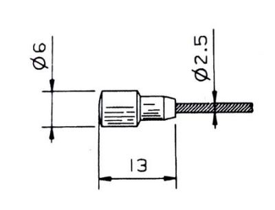 Cable Embrague Motocultor 2500 mm.