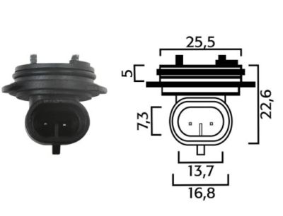 Portalámparas para bombillas H1