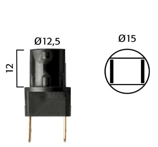 Portalámparas para bombillas T10 WB