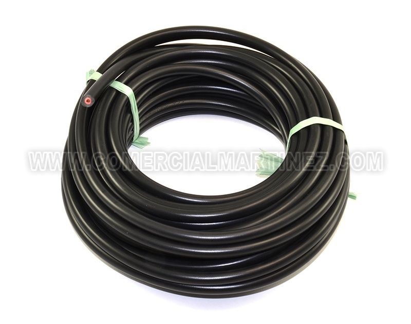 Cable de bujía doble capa 7mm. (1 rollo de 10 Metro)