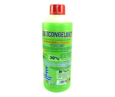 Anticongelante Refrigerante Orgánico -18ºC 30% Verde (1 Litro)