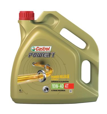 Aceite Castrol Power 1, 10W40 4 L.