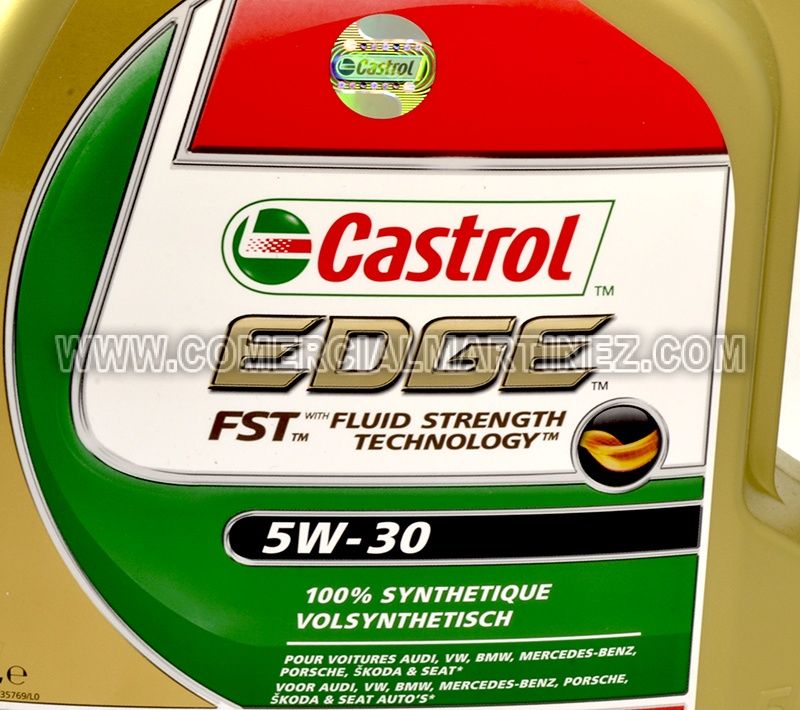 Aceite Castrol Edge FST 5W30 5 Litros