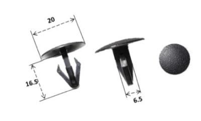 Remache de Plástico Honda