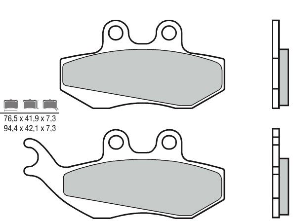 Pastillas de freno Brembo 07012 1