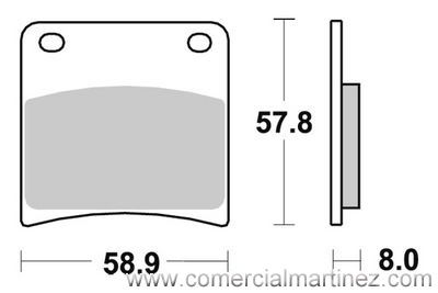 Pastillas de freno Brembo 07SU1306