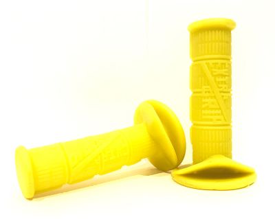 Puños Cross Ciclomotor Extra Grip Amarillo Fluor