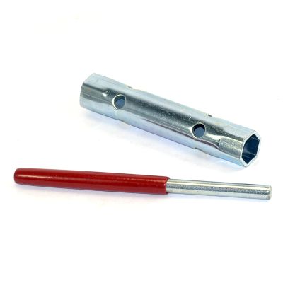 Llave de bujía doble hexágono 16/18mm y 120mm de longitud