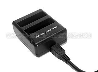 Cargador de batería doble para GOPRO HERO4 3