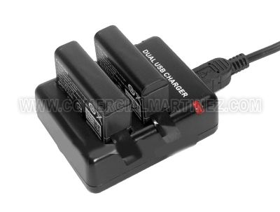 Cargador de batería doble para GOPRO HERO4