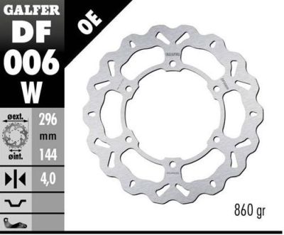 Disco de freno Galfer DF006W