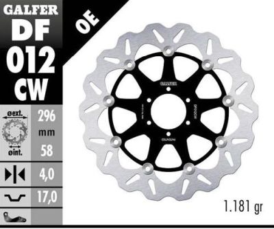 Disco de freno Galfer DF012CW