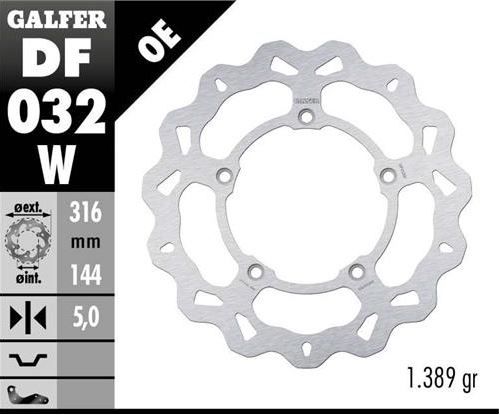 Disco de freno Galfer DF032W