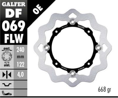 Disco de freno Galfer DF069FLW