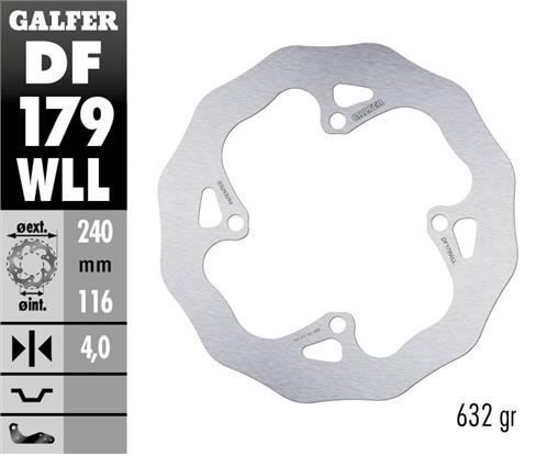 Disco de freno Galfer DF179WLL