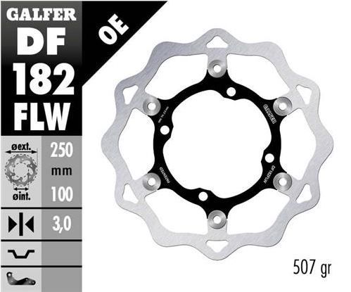 Disco de freno Galfer DF182FLW