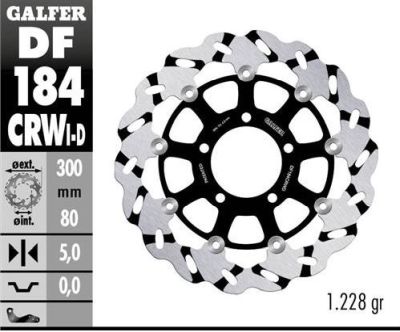 Disco de freno Galfer DF184CRWD