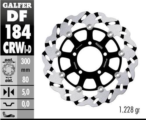 Disco de freno Galfer DF184CRWI