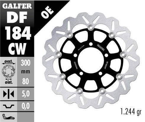 Disco de freno Galfer DF184CW