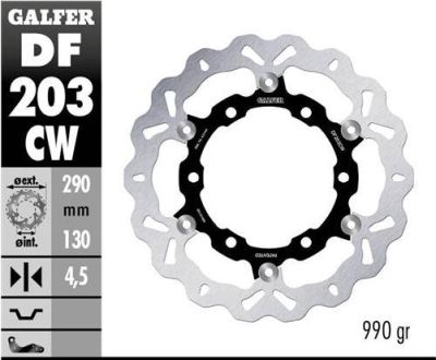 Disco de freno Galfer DF203CW